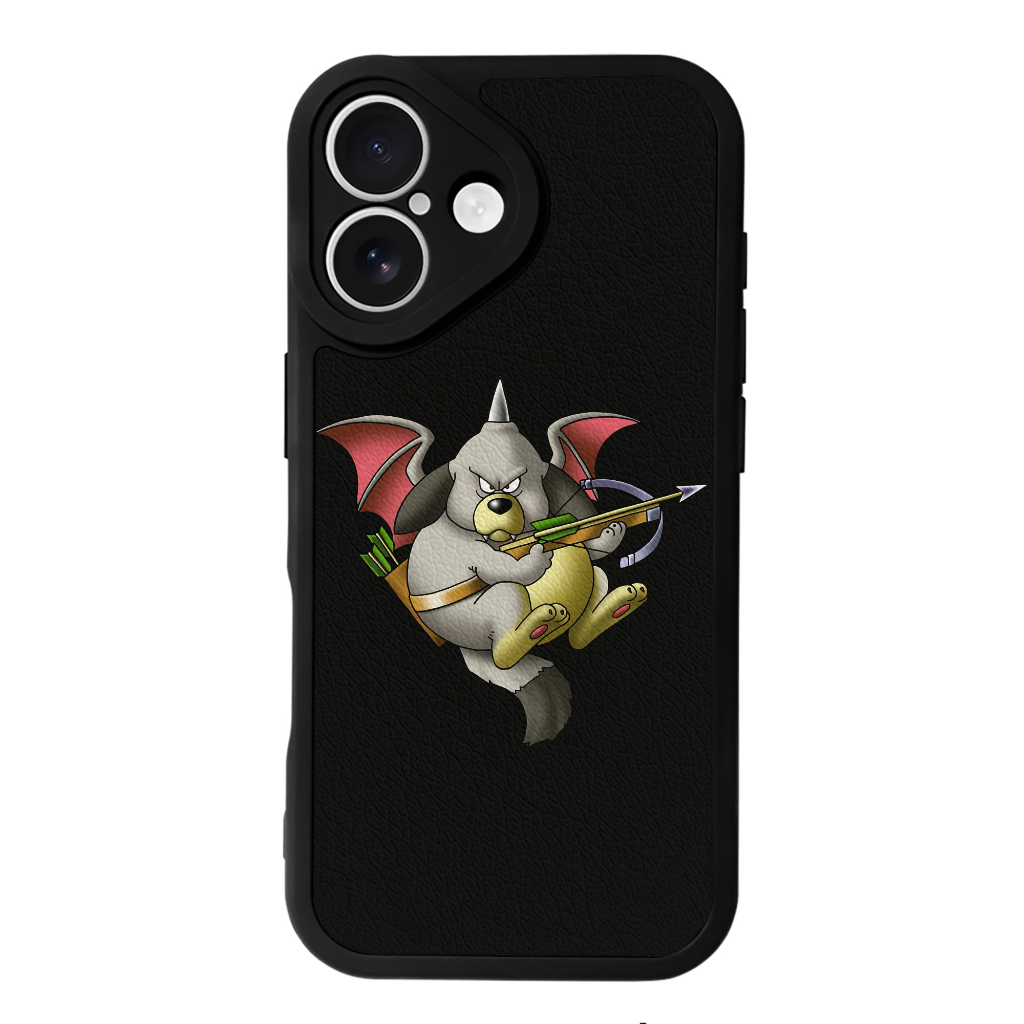 （画像用） ドラゴンクエスト Doragon Kuesuto Dragon Quest 【iPhone 16シリーズ対応】シリコンスマホケース（レザー調） 材質：シリコン